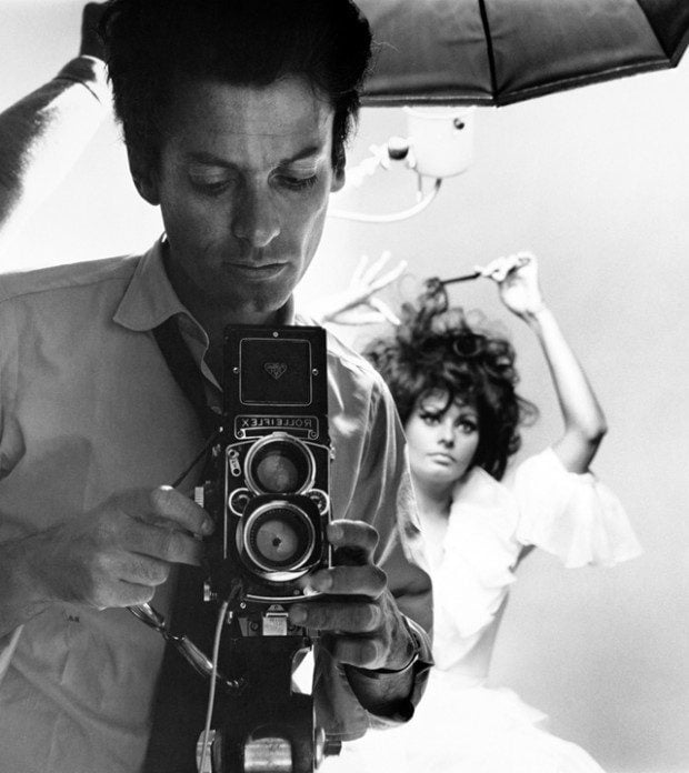 Richard Avedon y Sofia Loren. Nueva York. 1966
