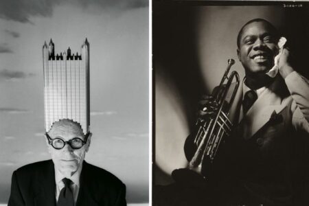 Philip Johnson by Josef Astor. Louis Armstrong by Anton Bruehl