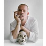 Alexander McQueen with skull and cigarettes, 2009 | tim walker story teller somerset house london room 5 2