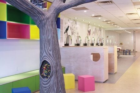 Peluquería para niños Beehives & Buzzcuts. Andrea Mason Architects. Nueva York | beehives buzzcuts andrea mason architects2