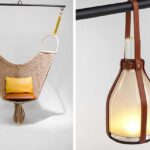 Swing Chair. Patricia Urquiola - Bell Lamp. Barber & Osgerby