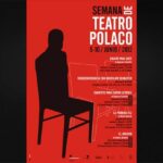 Cartel semana de Teatro Polaco Liset Vidal de la Cruz y Eloy Ramón Hernández Dubrosky. Cuba