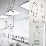 Señalética clínica dental Dauro Oliveira Gustavo Greco. Brasil