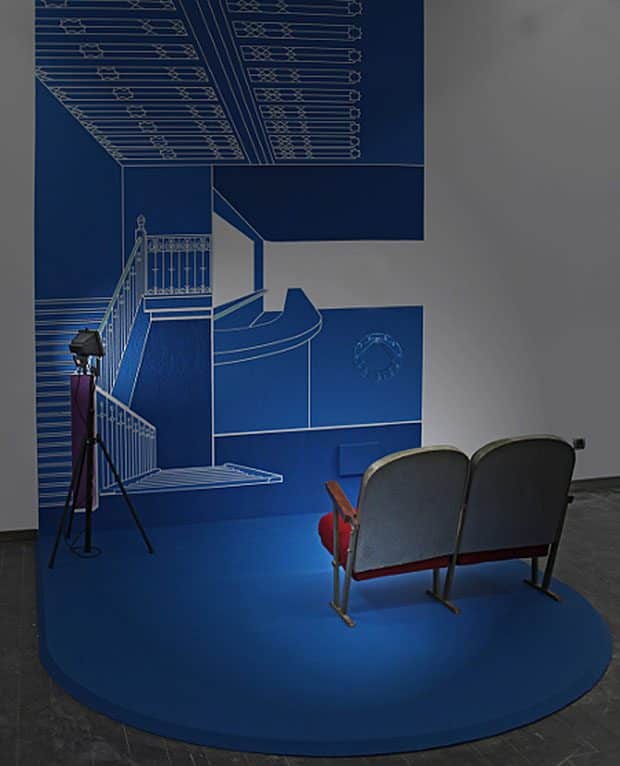 Cine Bogart. Imaginar un edificio. Exposiicón en CentroCentro, Madrid | cinebogart_artistas_leonorserranorivas 450