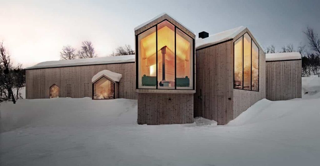 Split View Mountain Lodge. Reiulf Ramstad Arkitekter | slide havsdalen 29soren_harder_nielsen