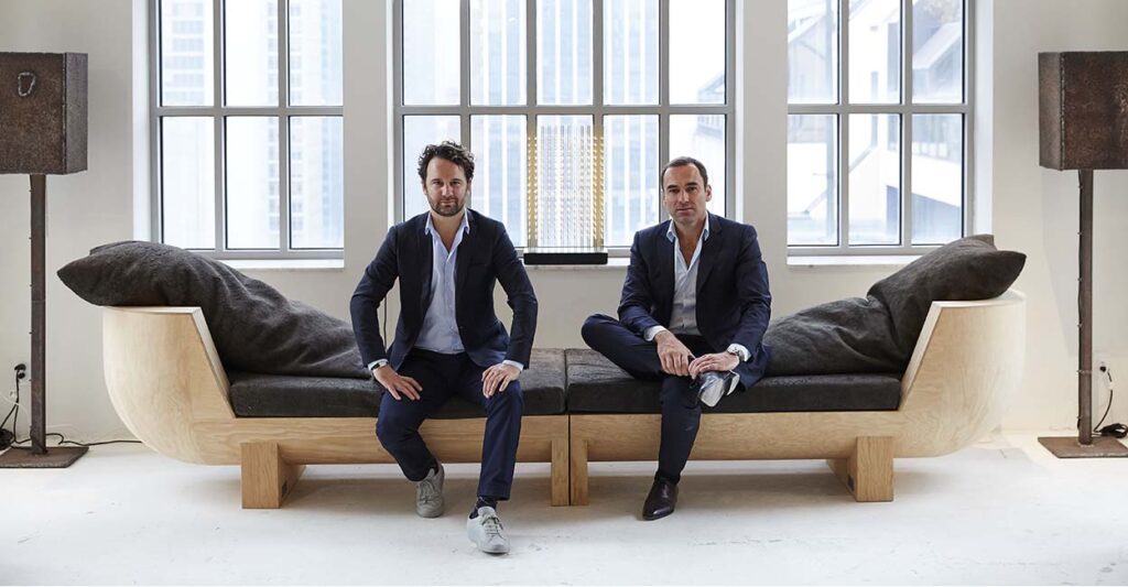 Carpemnters Workshop Galleries. Julien Lombrail y Loïc Le Gaillard | co founders_cwg_portrait_ny