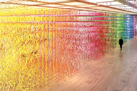 100 colors. Los espacios de color Emmanuelle Moureaux | 100colors_numbers emmanuelle_moureaux roomdiseno2