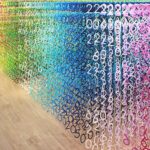 100 colors. Los espacios de color Emmanuelle Moureaux | 100colors_numbers emmanuelle_moureaux roomdiseno3