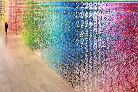 100 colors. Los espacios de color Emmanuelle Moureaux | 100colors_numbers emmanuelle_moureaux roomdiseno3