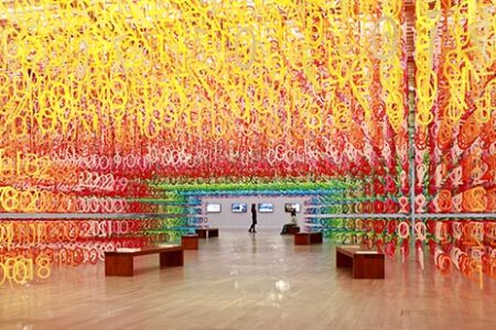 100 colors. Los espacios de color Emmanuelle Moureaux | 100colors_numbers emmanuelle_moureaux roomdiseno5