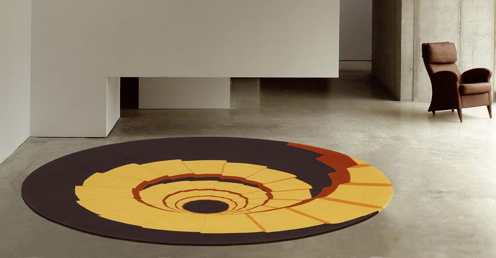 Alfombra Vértigo. La Alpujarreña. Los Díez en el Museo de Artes Decorativas | los_diez vertigo_alpujarrena