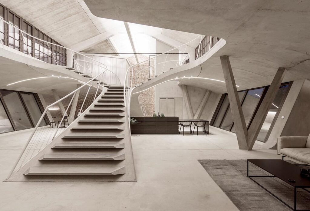 Panzerhalle. Loft de hormigón y ladrillo. Smartvoll Architects | slide_smartvoll_loft_panzerhalle