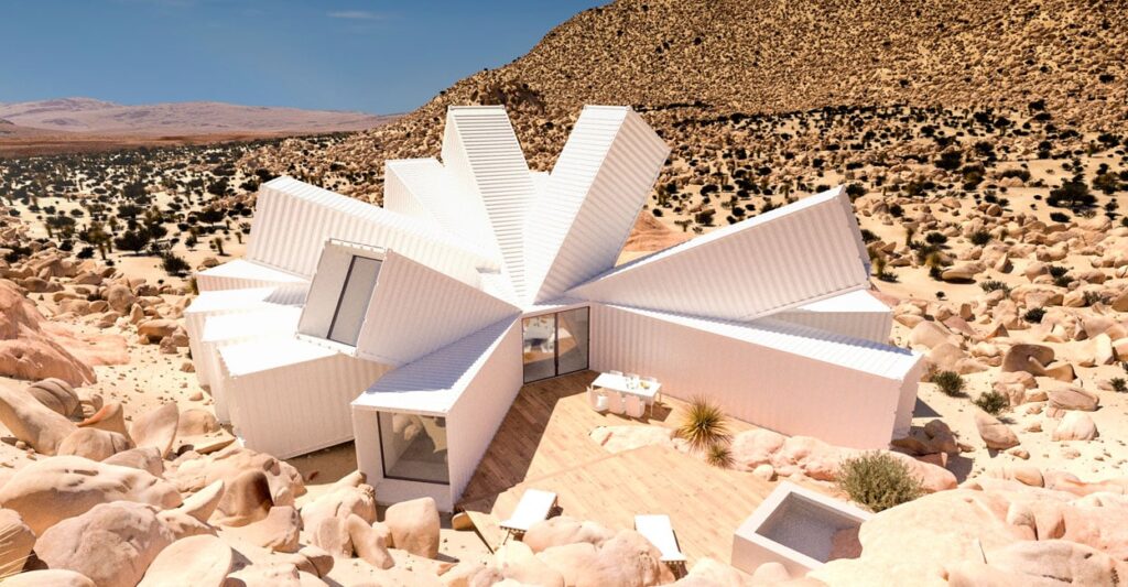 Casa de contenedores. Desierto Joshua Tree. James Whitaker | joshua slide