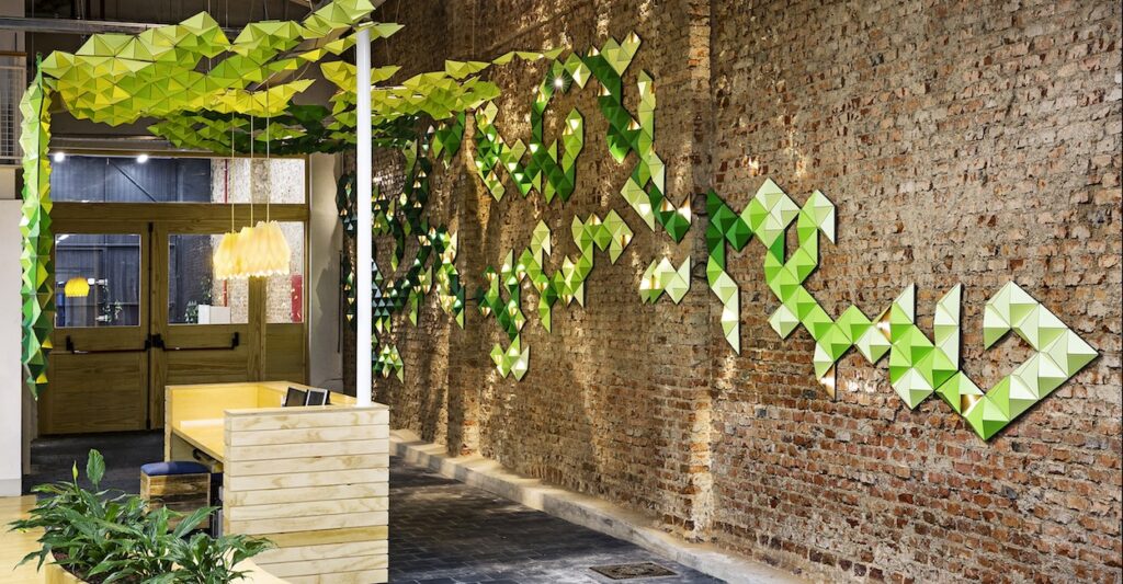 Oficinas de Biodiversidad. Iluminación y naturaleza | pss_7214r apertura