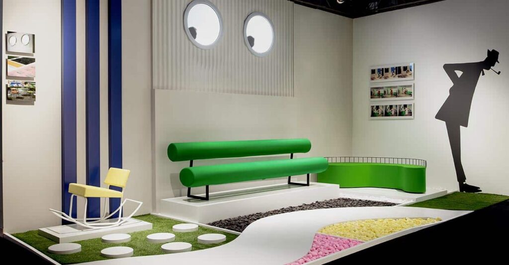 La Villa Arpel de Jacques Tati vuelve a nacer sesenta años después en Art Basel Miami | slide jacques tati furniture les ateliers courbet design miami roomdiseno