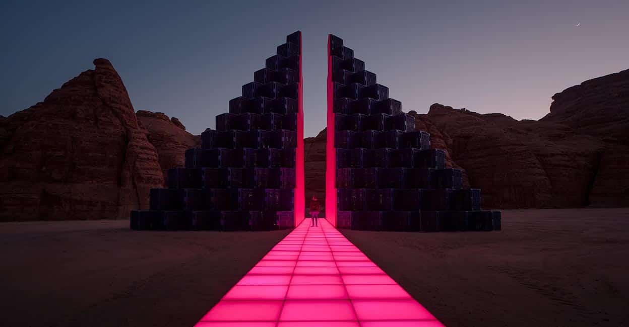Desert X. Site specific art en el desierto de Al Ula | slide dxarashedalshashai9lancegerber