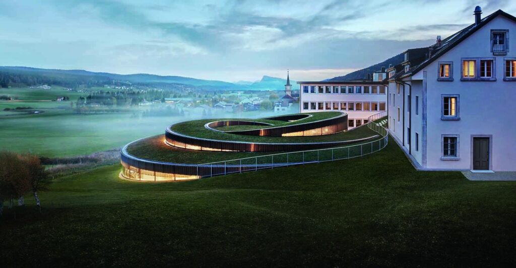 Musée Atelier Audemars Piguet. Le Brassus. BIG Architects | slide musee_atelie_audemars_piguet big roomdiseno