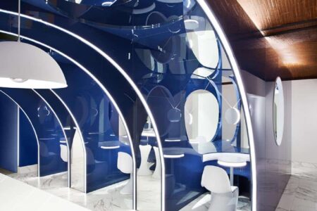 Alvic Blue Moon Loung Bar. Héctor Ruiz Velázquez. Casa Decor 2020 | alvic hector_ruiz_velazquez casa_decor roomdiseno4