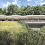 Fachada curva de cristal. Maison W. Christophe Benichou y Virgile Ponsoye | christophe_benichou_architectures maisonw roomdiseno2