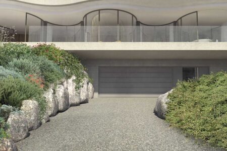 Fachada curva de cristal. Maison W. Christophe Benichou y Virgile Ponsoye | christophe_benichou_architectures maisonw roomdiseno5