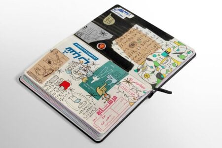 Los sketchbook del artista Rubén Sánchez. Kickstarter y Slanter | slanted today_is_tomorrows_yesterday_ruben_sanchez 3