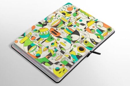 Los sketchbook del artista Rubén Sánchez. Kickstarter y Slanter | slanted today_is_tomorrows_yesterday_ruben_sanchez 6