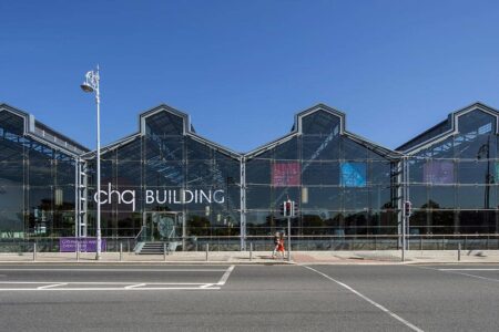 Exterior del CHQ Building. Dublin | mitchell son chq building