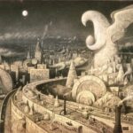 Shaun Tan. Ilustración surrealista | cityscape_bird shaun_tan roomdiseno
