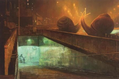 Shaun Tan. Ilustración surrealista | snail shaun_tan roomdiseno