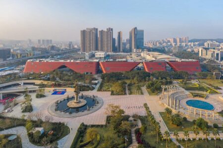 Longgang Cultural Centre. Shenzhen, China. Foto: Zhang Chao