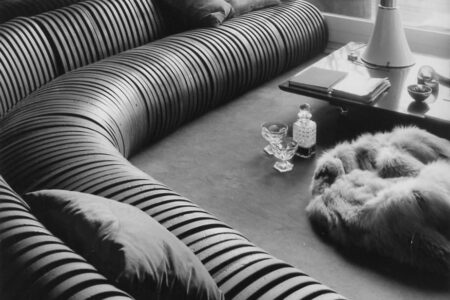 Sofa Serpentone. Cini Boeri. Alflex