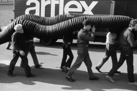 Sofa Serpentone. Cini Boeri. Alflex