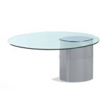 Lunario Table. Knoll. Cini Boeri | tavolo alto dallalto 0042