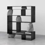 Mobiliario de rocas y acero Proportions of Stone de Sisan Lee | proportion_of_stone sisan_lee roomdiseno4