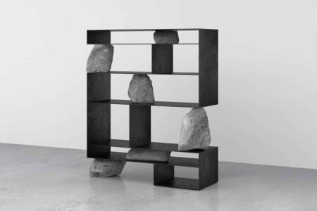 Mobiliario de rocas y acero Proportions of Stone de Sisan Lee | proportion_of_stone sisan_lee roomdiseno4