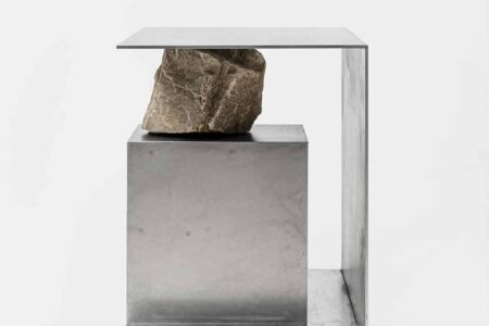 Mobiliario de rocas y acero Proportions of Stone de Sisan Lee | proportion_of_stone sisan_lee roomdiseno6