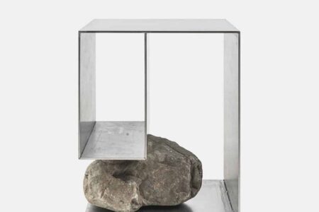 Mobiliario de rocas y acero Proportions of Stone de Sisan Lee | proportion_of_stone sisan_lee roomdiseno7