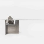 Mobiliario de rocas y acero Proportions of Stone de Sisan Lee | proportion_of_stone sisan_lee roomdiseno8