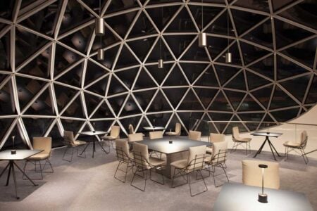 Sphere de Oscar Niemeyer. Esfera Futurista de hormigón y vídrio | sphere oscar_niemeyer roomdiseno25