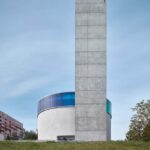 Iglesia de María Restituta. Iglesia futurista de Atelier Štěpán | stepan_marek_kostel_lesna_04