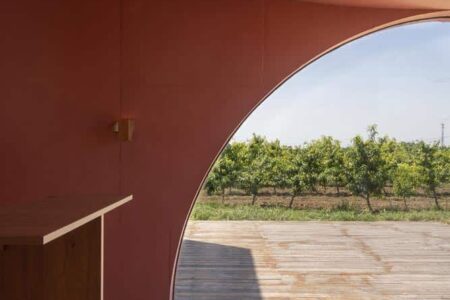 pabellón de hormigón. Atelier Xi | peach hut roomdiseno13