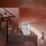 pabellón de hormigón. Atelier Xi | peach hut roomdiseno18