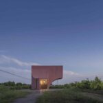 pabellón de hormigón. Atelier Xi | peach hut roomdiseno2