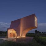 pabellón de hormigón. Atelier Xi | peach hut roomdiseno3