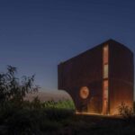 pabellón de hormigón. Atelier Xi | peach hut roomdiseno4