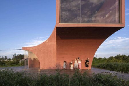 pabellón de hormigón. Atelier Xi | peach hut roomdiseno7