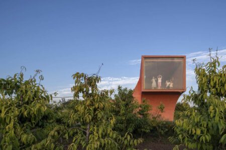 pabellón de hormigón. Atelier Xi | peach hut roomdiseno8