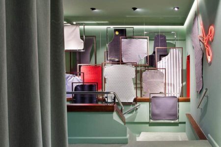 Telar Interior. estudi{H}ac. Sunbrella. Casa Decor 2020 | casa decor 20 lobby sunbrella estudihac 02