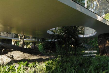 Casa Atibaia. Charlotte Taylor y Nicholas Préaud. Diseño inspirado en el movimiento moderno brasileño | ignant architecture roomdiseno12