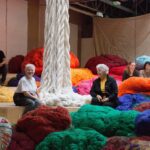 Baoli. Sheila Hicks. Instalaciones artísticas con textiles. Sunbrella | sheila_hicks sunbrella roomdiseno5